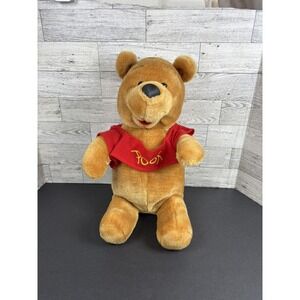 VTG Disney Mouseketoys Winnie The Pooh Plush  10" H